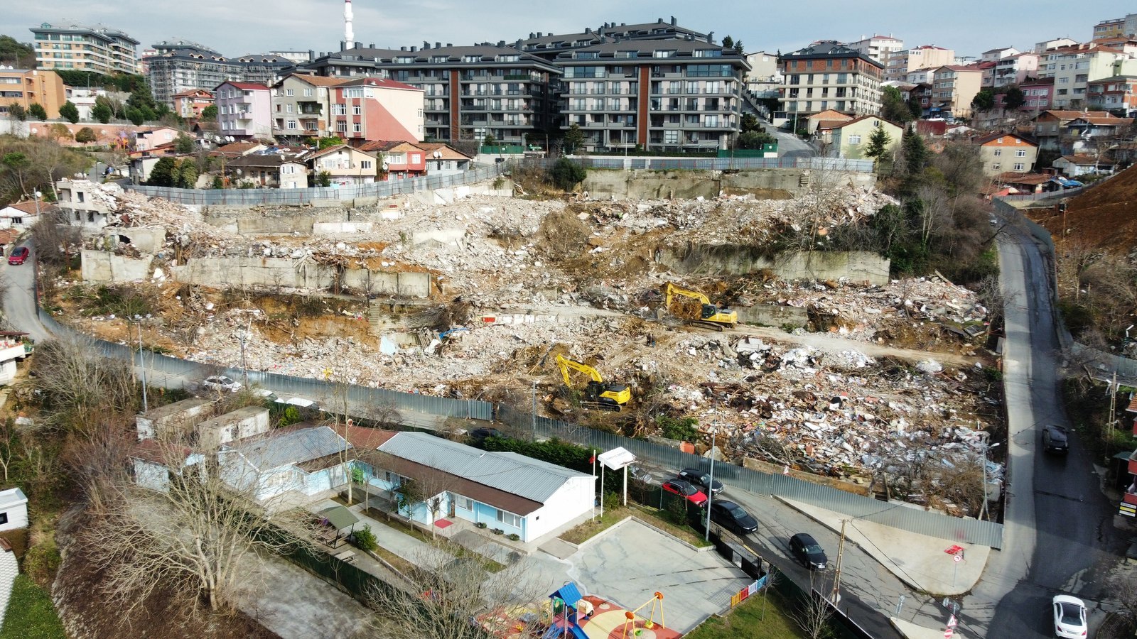 Urban renewal in Ferahevler: from demolition to new buildings